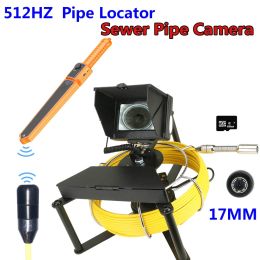 Camera's Mountainone 4.3inch IPS Monitor Rioolpijpinspectie Camera met 512Hz Pipe Locator 16GB DVR Industriële endoscoop