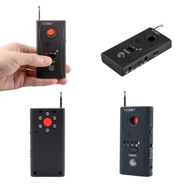 Cameras Détecteur de signal de caméra sans fil multifonction CC308 + Signal radio détection de la caméra Fullrange WiFi RF GSM Device Finder