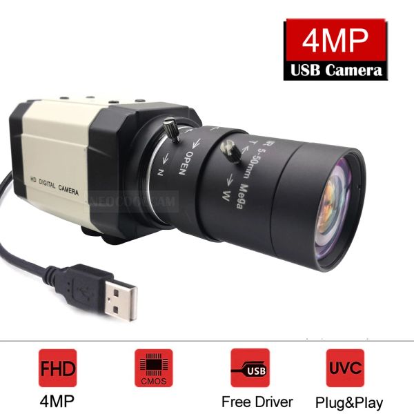 Cameras Neoolcam HD 2,812 mm / 550 mm Varifocal Zoom Lens 4MP 30FPS 2560X1440 MJPG Caméra PC UVC à haute vitesse MJPG UVC UVC