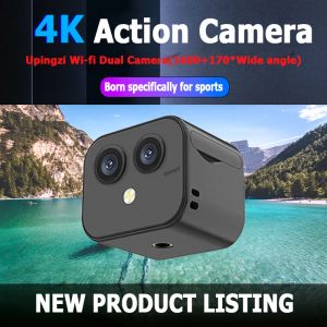 Caméras Nouveau produit D3 4K Action Caméra HD Double Lens ATTRACTION MAGNÉT