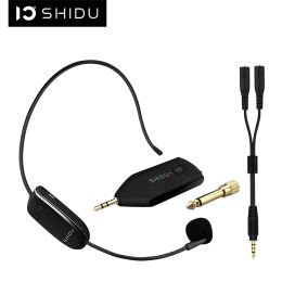 Camera's nieuwe Shidu UHF draadloze microfoon headset handheld microfoon systeem draagbare 3.5/6,5 mm plug ontvanger voor spraakversterker luidsprekers U8