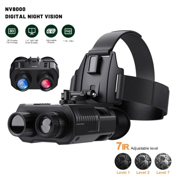 Cameras Night Vision Binoculars Goggles infrarouge Digital Head Mount Battery Battery