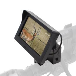 Cámaras Visión nocturna LCS Pantalla de 4.3 pulgadas HD Experiencia Externa Colors BlackWhite Imágenes para DIY Mount Riflescope Sight Tactical Accessorie