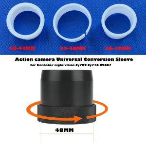 Camera's Night Vision Universal Sport Camera Ring 3648mm Macht Installige mouwbeugel Adapter voor actiecamera Cy789 Cy710 NV007