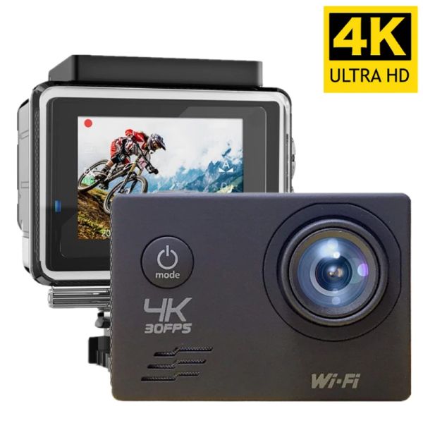 Cámaras Originales Eken H9R / H9 Ultra HD 4K Cámara de acción 30m Pantalla 2.0 'de 1080p Sport Camera Go Extreme Pro Cam