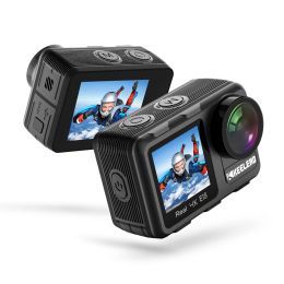 Cámaras Originales Keelead K80 4K 60FPS 20MP Cámara de acción Wifi 2 pulgadas Pantalla táctil EIS 2.4G 1080P Webcam impermeable Vlog Cam