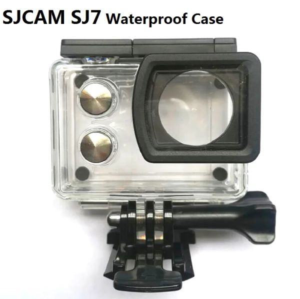 Cámaras Accesorios SJCAM originales SJ7 Caso impermeable Estrella Submarina de 30 m Case de carcasa de buceo para SJ7 Acción Cámara de payaso Pez Pesaje