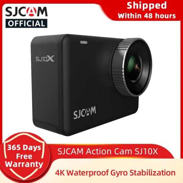 Cameras Original SJCAM SJ10X Action Caméra SJ10 X 4K 24FPS 10M CORPS IMPHERPORT WIFI 2,33 SCRIPT GYRO STABILISATION 7LAYER LENS DV