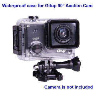 Camera's Originele onderwaterkoffer voor G3 Git3 GituP Git2 Git2p 90 graden Duiken 30m Waterdichte Huisvesting Extreme helm Mini Action Cam