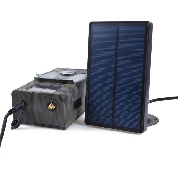 Caméras Chargeur solaire en plein air Chargeur de chasse Caméra Chargeur de batterie de la caméra 9V Sortie pour Suntek HC300M HC700M HC700G Caméras de chasse