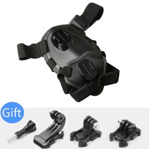 Cámaras Arnés de perros Pet Banda elástica Correa de pecho de la espalda Montaje para correa para gopro 9 8 7 6 5 4 SJCAM EKEN H9 YI 4K Accesorios de cámara deportiva