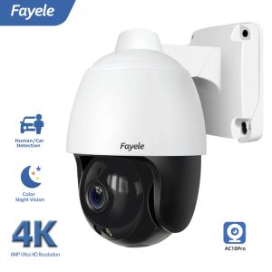 Cameras Poe 4k 8MP PTZ CAMERIE CAMERIE CAMAR PERMAN Humaniod Detection Audio H.265 Color Night Mini Security 6MP Ultra HD Dome IP Camera SonyImx415