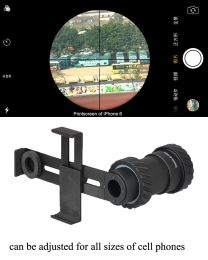 Cameras PPT Adaptateur de téléphone portable universel Mount de champ de fusil pour la caméra pour la chasse SCOPES ACCESSOIRES GZ330202