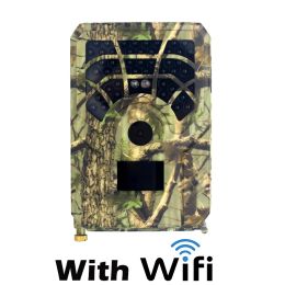 Cámaras PR300 Trail Camera con aplicación inalámbrica WiFi Pir Infrarroja Visión Noche Visión Wildlife Cámara Cámara de caza Vigilancia HD 1080