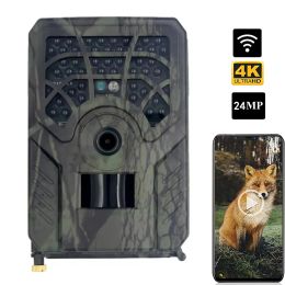 Cameras PR300 WiFi 24MP HD 1080p Infrarouge faune de chasse caméra piste