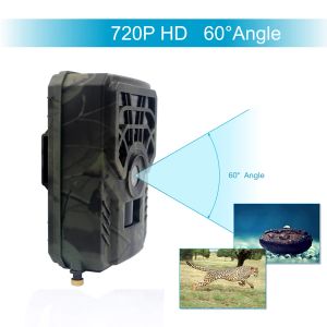 Caméras PR300C Caméra de chasse Détecteur d'animaux sauvages HD HD Imperping Survering Night Vision