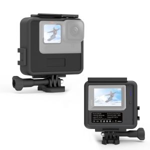 Cameras Protection Couvre de couverture Cage de boîtier avec 4800mAh Banque de chargeur de chargeur de batterie Banque d'alimentation pour GoPro Hero 9 10 Black Camera