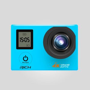 Cameras Rich V903D 4K Action Camera 2.0 Double LCD Affichage 16MP Sports WiFi Caméra 30m Mini CamCromder 170 Angle HDMI OUT