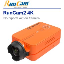 Cámaras RUNCAM2 4K HD FPV Sports Action Camera Aplicación wifi admitida de videocámara de drones mini grabador de video de película para accesorios de quadcopter