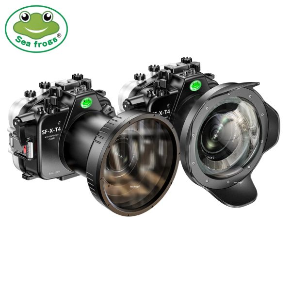Caméras Cadre des atembres de mer pour Fujifilm XT4 FUJI XT4 CAPER COVER DU BACLE DE CAMISE 130 pieds / 40m Boîte imperméable