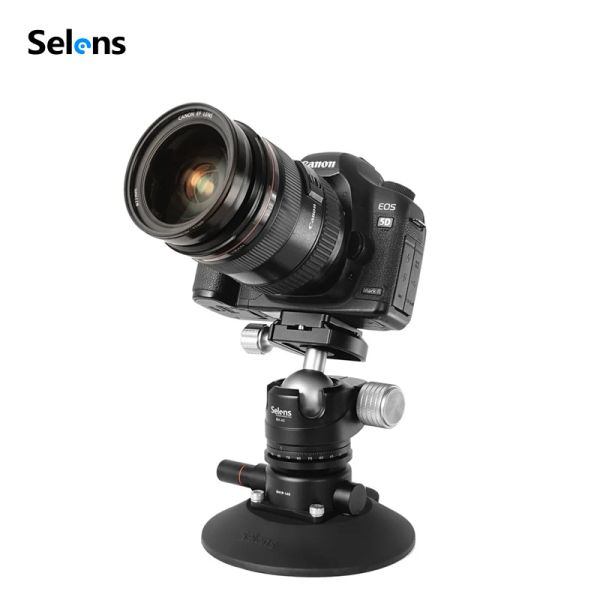 Cameras Selens 5,9 pouces Power Grip Vas aspiration Aspiration Camera Mount System pour dslr Camera Video Phone Smart Phone GoPro