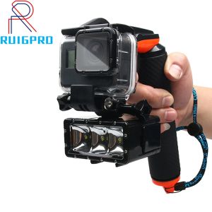 Caméras obturateur déclencheur poignée flottante poignée de flottabilité de plongée pour GoPro HERO 10 9 8 7 6 5 sj5000 Xiaomi yi4k accessoires de caméra de Sport