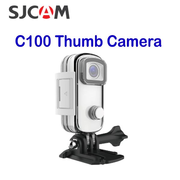 Cameras SJCAM C100 MINI CAME CAMERIE 1080P 30FPS H.265 12MP NTK96672 THIPSET 2,4 GHz WiFi 30m Affaire imperméable Action Sports DV Camerie