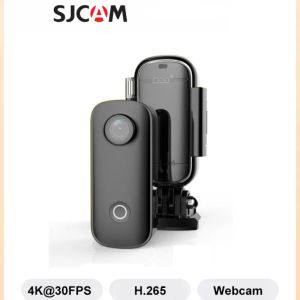 Camera's SJCAM C100 Plus Action Camera Thumb Camera 4K 30fps H.265 WiFi 30m Waterdichte sport DV Webcam