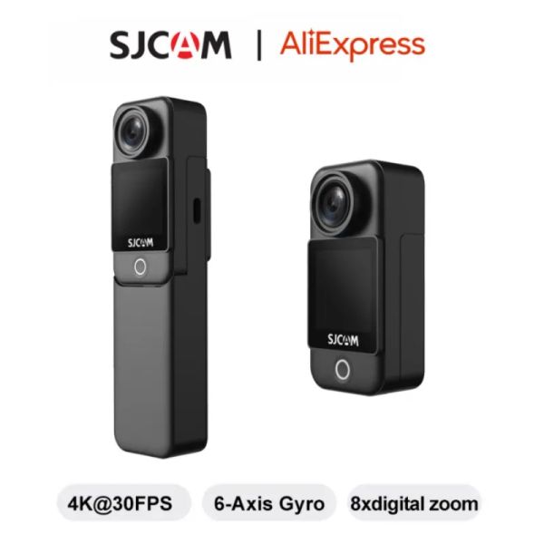 Cameras SJCAM C300 ACTION CAME 4K 30FPS 6AXIS GYRO STABILISATION SUPER NIGHT VISION 5G WIFI WIFI WEBCAM SPORTS CAM DV