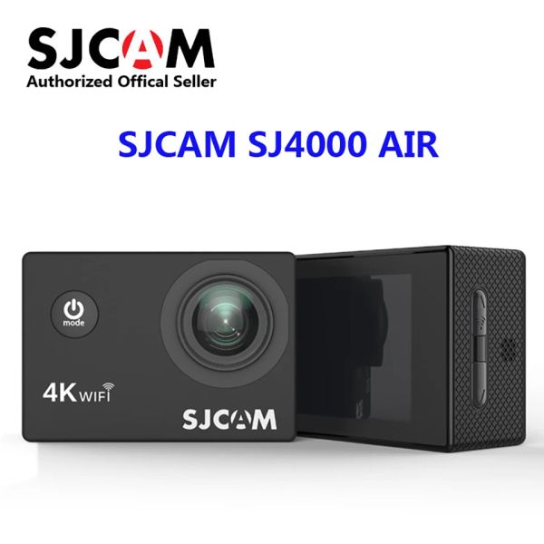 Caméras SJCAM SJ4000 Air Action Action Camera 2,0 pouces Écran LCD 4k 30fps 170 ° grand angle 30 mètres WiFi Sports DV Sports DV