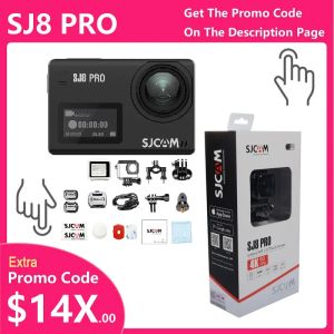 Cámaras SJCAM SJ8 PRO 4K 60FPS WiFi Remoto Ultra HD Cámara de acción deportiva extrema Accesorios completos Set Streaming Live DV Vistord