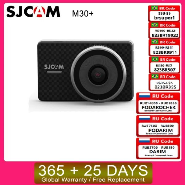 Cámaras SJCAM SJDASH+ Panel de vehículo Dash Cam ADAS Camera DVR HD1080P 60FPS 3.0 'LCD WIRA INLELTER WIFI HDR BOW LUX HD Visión nocturna IMX291