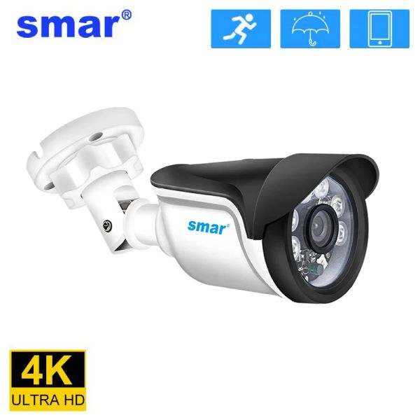 Cámaras SMAR H.264 Poe IP Camera al aire libre 960p 1080p Cámara de seguridad 24 horas Video Vigilancia con ICR ONVIF POE 48V Opcional