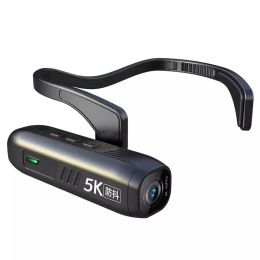 Cameras Smart Outdoor Sports 5K Head Wearable Camera WiFi Digital Mini Action CamCrorder Profictional Gimbal anti-Shake CCTV CAME CAME