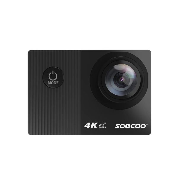 Caméras SOOCOO F91R Caméra d'action Ultra HD 4K 60fps WIFI Écran tactile Go Sous-marin Casque de vélo étanche Vidéo Sport Cam Support 128G