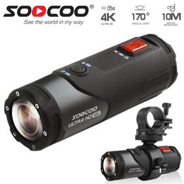 Caméras SOOCOO S20 + Nouvelle mise à niveau 4K Caméra sous-marine Action Sport Black Cam Bullet pour pistolet vélo casque de vélo vidéo tir