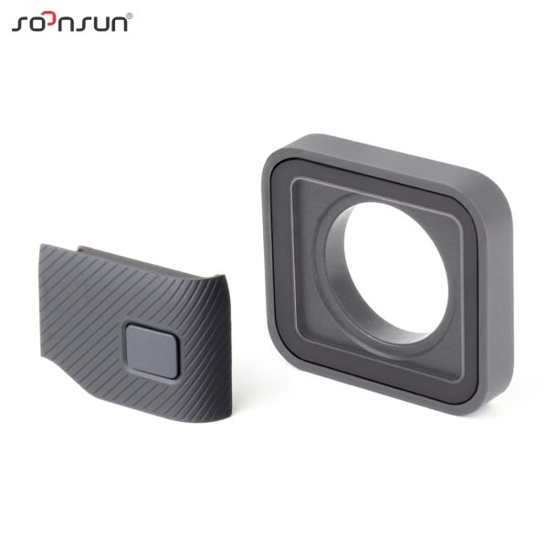 Caméras Soonsun Protective Lens Remplacement latérale de la porte latérale Réparation de portes USBC PORT COUVERTURE LE COUVERTURE POUR GOPRO HERO 7 6 5 CAMÉRICE BLACK