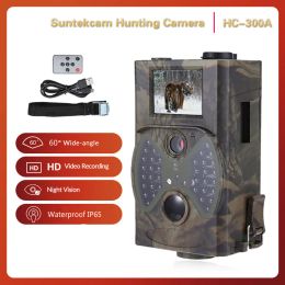 Caméras Suntekcam Wireless Hunting Trail Camera 16MP 1080p Photo Trap Wildlife Caméras HC300A Vision nocturne Surveillance infrarouge
