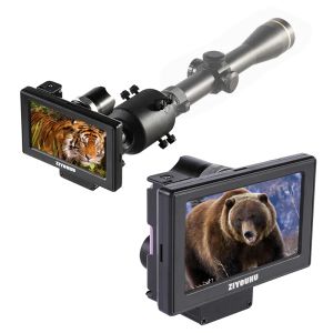 Caméras Caméra de vision nocturne numérique tactique, Mount Riflescope, champ de vision nocturne pour la chasse avec vue, tout noir, 47 mm, 200m