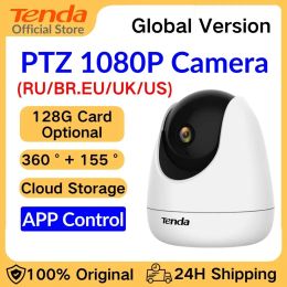 Camera's Tenda CP3 Surveillance Camera 1080p FullHD 2MP WiFi IP Camera Kinderbeveiliging Baby Monitor WiFi Secur Mini Camera