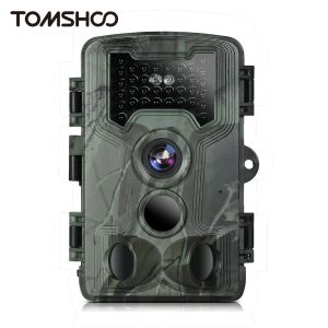 Cameras Tomshoo 36MP 1080p Trail and Game Camera W Vision nocturne 3 Capteurs PIR IP66 Mouvement imperméable Caméra de chasse infrarouge activée
