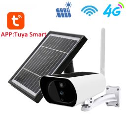 Caméras Tuya Solar Supperalance Camera Outdoor Outdoor 3MP 4G SIM CARDE SOLAR CAMISSION PROTECTION DE SÉCURITÉ DE SÉCURIT