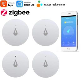 Camera's Tuya Zigbee Waterleksensor Lek Alarm detector overstromings Alert overloop Smart Home Security Work met Tuya Zigbee Gateway Hub