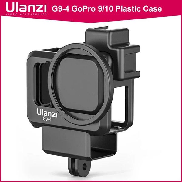 Cámaras Ulanzi G94 para GoPro Hero 11 10 9 Estuche de plástico con anillo adaptador de filtro de 52 mm Accesorios para estuche GoPro