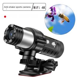 Caméras Ultra Clear 4K Outdoor Cycling Sports Camera WiFi Anti Shake Camera Camera Imperping Motorcycle Bicycle Sports Camera