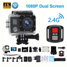 Camera's Ultra HD 4K Action Camera WiFi Camcorders 150 dgreen Cam 4 K Deportiva 2 inch B6 B6R Waterdichte Sport Camera Pro 1080p 30fps CAM