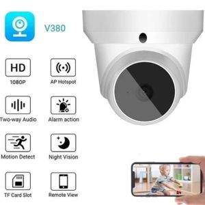 Caméras V380 Pro application Auto Tracking Mini Security Network Camera WiFi Surveillance Antenne Antenne IP Vision nocturne CCTV CAME CCTV