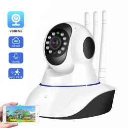 Camera's V380 Pro Mini Camera WiFi Baby Monitor Night Vision IP Camera's Smart Home Beveiligingsbescherming Kamera Wi Fi Interieur Sans Fil