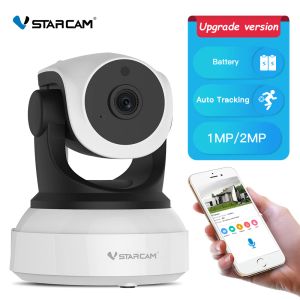 Cameras Vstarcam 2MP IP Camera WiFi WiFi Camera 1080p Indoor CCTV Surveillance Security Camera Suivi Auto Suivi 2500mAh Batterie P2P IPTV