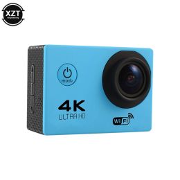 Camera's Waterdichte sport DV HD 4K Sportcamera met afgelegen wifi Outdoor Diving Deportiva 2 inch F60 Waterdichte sportcamera 720p Cam